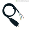 Schuko-Anschlussleitung H07RN-F 3G1,5 mm², PCE Vollgummi-Stecker, IP44 – Ausführung in Schwarz