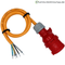 CEE-Anschlussleitung 16A- 32A 400V - PUR Gummileitung H07BQ-F 5G2,5 - 5G6 mm² | 1,00 Meter bis 10,00 Meter | verschiedene Farben