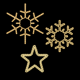MK Illumination Lichtmotive QF+ – Snow Flake®, Classic Flake, Pentor®, Wega & Orion (2D-LED-Motive)