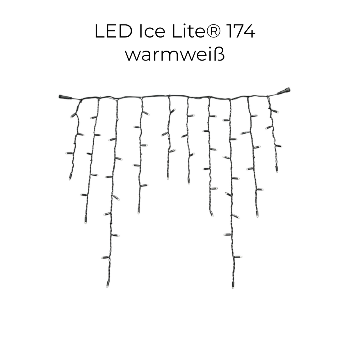 MK-Illumination LED Ice Lite® & Ice Drop®  QF+ Serie – LED-Lichtdekoration für winterliche Fassaden