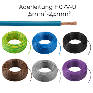 Aderleitung H07V-U starr