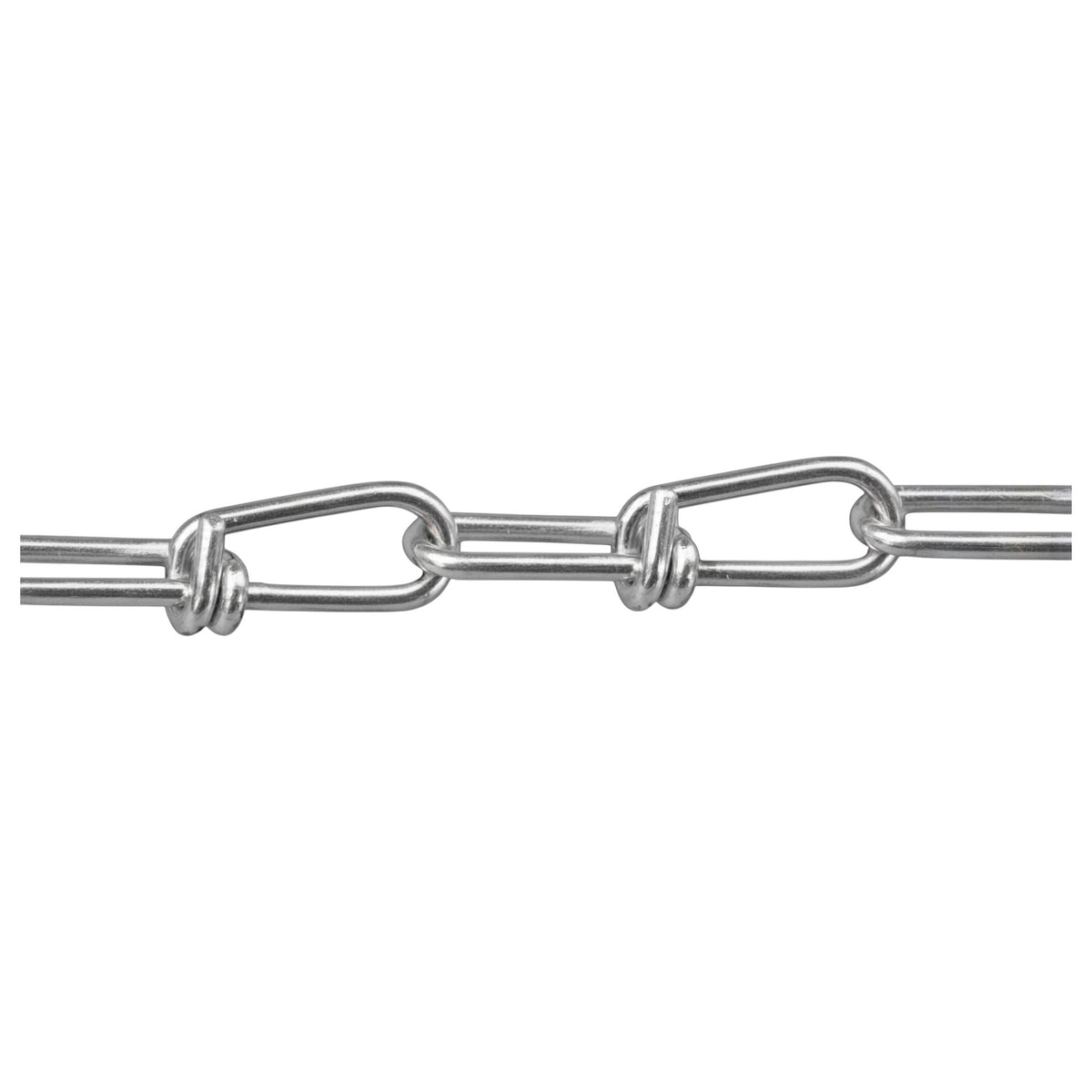Knotenkette aus verzinktem Stahl auf Trommel mit 30 Metern, Materialstärke 2,0 oder 2,5 mm