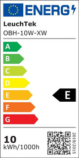 Ovalleuchte LED, 10 W, Lichtfarbe einstellbar, IP44, weiß