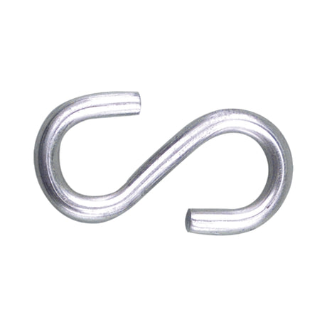 S-Haken aus verzinktem Stahl, Durchmesser 3 mm, Höhe 25 mm, Tragkraft bis 130 kg