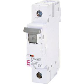 ETI Leitungsschutzschalter 6kA 1-Pol C13A, 002141515 - sinoselektroshop.com