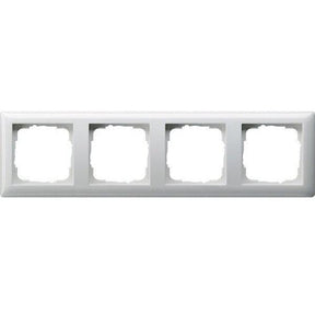 GIRA 021403 Rahmen, 4-fach, Reinweiß glänzend - sinoselektroshop.com