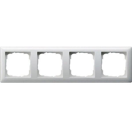 GIRA 021403 Rahmen, 4-fach, Reinweiß glänzend - sinoselektroshop.com