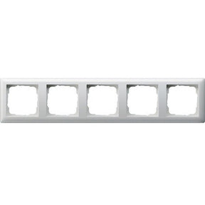 GIRA 021503 Rahmen, 5-fach, Reinweiß glänzend - sinoselektroshop.com