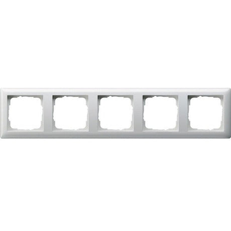 GIRA 021503 Rahmen, 5-fach, Reinweiß glänzend - sinoselektroshop.com