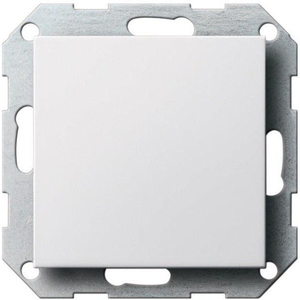 GIRA 026803 Blindabdeckung, System 55, mit Tragring, Reinweiß glänzend - sinoselektroshop.com
