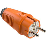 PCE Taurus Schuko-Stecker IP54 mit Polyamid-Einsatz in Orange, 16 A, 250 V, Typ 0511