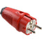 PCE Taurus Schuko-Stecker IP54 mit Polyamid-Einsatz in Rot, 16 A, 250 V, Typ 0511
