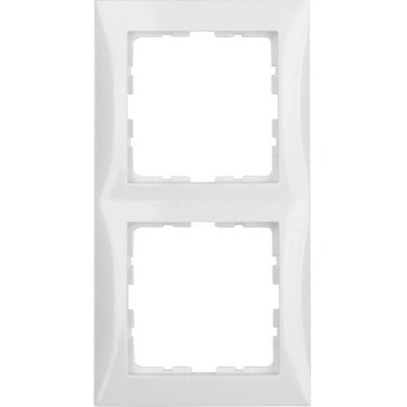 Berker 10128989 S.1 Rahmen 2-fach polarweiß glänzend - sinoselektroshop.com
