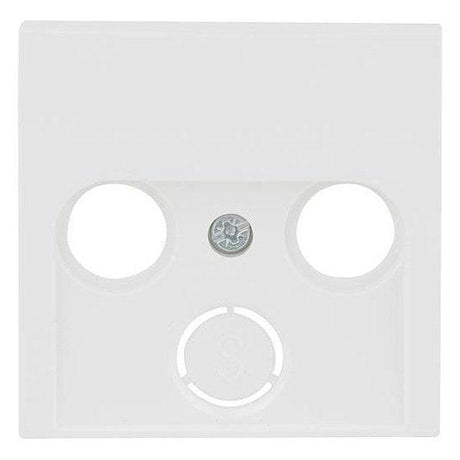 Berker 12038989 S.1 Zentralstück für Antennendose 2- und 3-Loch polarweiß glänzend - sinoselektroshop.com