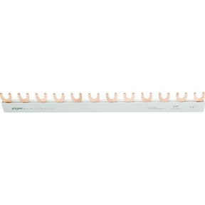 1-Phasen-Gabelschiene geschlossen, 12 Module, L-Ausführung, 210 mm lang - sinoselektroshop.com