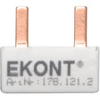 1-Phasen-Stiftschiene geschlossen, 2 Module, gerade, 30 mm lang - sinoselektroshop.com