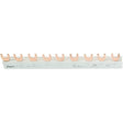 3-Phasen-Gabelschiene geschlossen, 9 Module, L-Ausführung, 158 mm lang - sinoselektroshop.com