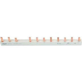 3-Phasen-Stiftschiene geschlossen, 11 Module, L-Ausführung, FI/LS Kombi, 178 mm lang - sinoselektroshop.com