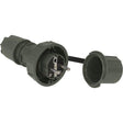Schutzkontaktstecker PCE Nautilus 20051-u in Olivgrün mit Schutzkappe, 16 A, 250 V, Schutzart IP68