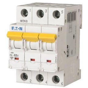 EATON PXL-B25/3 - Leitungsschutzschalter, 25 A, 3p, Charakteristik: B, 236398 - sinoselektroshop.com