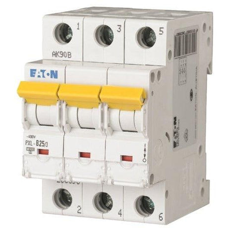 EATON PXL-B25/3 - Leitungsschutzschalter, 25 A, 3p, Charakteristik: B, 236398 - sinoselektroshop.com