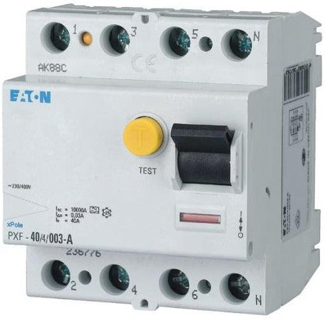 EATON PXF-63/4/003-A - FI-Schalter, 63A, 4p, 30mA, Typ A, 236780 - sinoselektroshop.com