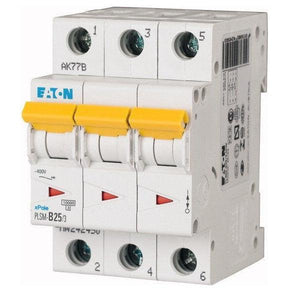 EATON PLSM-C25/3-MW - Leitungsschutzschalter, 25 A, 3p, Charakteristik: C, 242476 - sinoselektroshop.com
