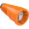 PCE Taurus Schuko-Kupplung 2510 in Orange, Polyamid-Einsatz, IP20, 16 A, 250 V, 3-polig