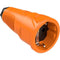 PCE Taurus Schuko-Kupplung 2520 in Orange, Gummi-Einsatz, IP20, 16 A, 250 V, 3-polig