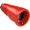 PCE Taurus Schuko-Kupplung 2520 in Rot, Gummi-Einsatz, IP20, 16 A, 250 V, 3-polig