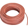 Silikon-Schlauchleitung 2x1,0, Mantel rotbraun, 50m Ring - sinoselektroshop.com