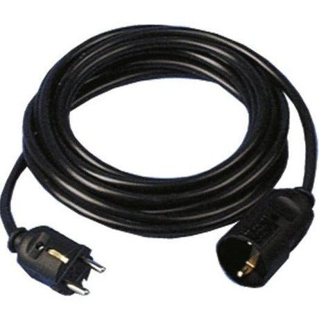 Verlängerung H05VV-F 3G1,5 mm², 10 m, schwarz, Art. 330.315.10.01, Innenbereich – Produktübersicht