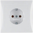 Berker 47428989 S.1 Schuko-Steckdose mit Abdeckplatte polarweiß glänzend - sinoselektroshop.com