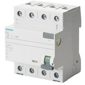 SIEMENS FI-Schutzschalter, 4-polig, Typ A, In: 40 A, 30 mA N-Links - 5SV33446KL - sinoselektroshop.com