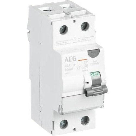 AEG FP A 2 40/030 - FI-Schalter 2P Typ A 40A, 30mA, 2TE, 4TQA603339R0000 - sinoselektroshop.com