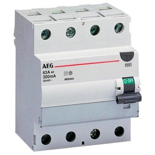 AEG FP A 4 40/030 - FI-Schalter 4P Typ A 40A, 30mA, 4TE, 4TQA603408R0000 - sinoselektroshop.com