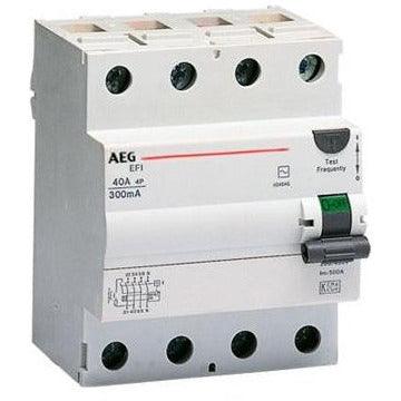 AEG FP A 4 63/030 - FI-Schalter 4P Typ A 63A, 30mA, 4TE, 4TQA603410R0000 - sinoselektroshop.com