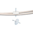 DEWIT 900061 Nagelscheibe 34mm mit Nagel, 3x50mm gestiftet, 100 Stück - sinoselektroshop.com