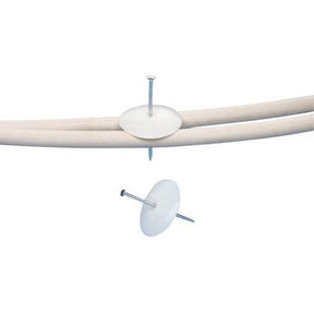 DEWIT 900061 Nagelscheibe 34mm mit Nagel, 3x50mm gestiftet, 100 Stück - sinoselektroshop.com