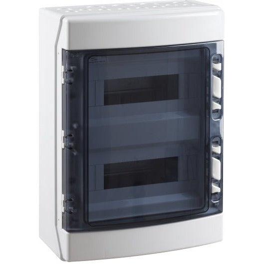 Aufputz-Verteilerkasten 24 TLE, IP65, 2-reihig - sinoselektroshop.com
