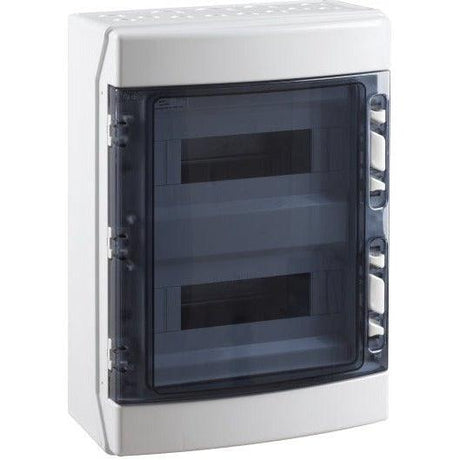 Aufputz-Verteilerkasten 24 TLE, IP65, 2-reihig - sinoselektroshop.com