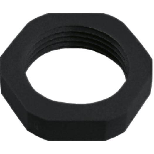 Gegenmutter M16 x 1,5, schwarz, 50 Stück - sinoselektroshop.com