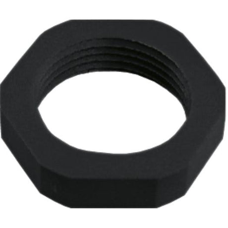 Gegenmutter M16 x 1,5, schwarz, 50 Stück - sinoselektroshop.com