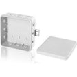 F-TRONIC 7340038 AP/FR-Kasten 85x85x40 mit Abschneid-Einführung, 10 Stück - sinoselektroshop.com