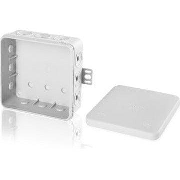 F-TRONIC 7340038 AP/FR-Kasten 85x85x40 mit Abschneid-Einführung, 10 Stück - sinoselektroshop.com