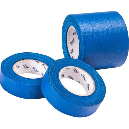 Gewebe-Isolierband, blau, Stärke = 0,28mm, Breite = 19mm, 10m Länge, 5 Rollen - sinoselektroshop.com