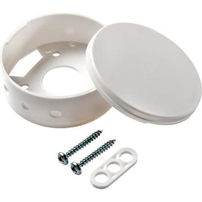 Deckenverteiler, 2 teilig, Weiß mit Schraubenset und 3-Lochscheibe - sinoselektroshop.com