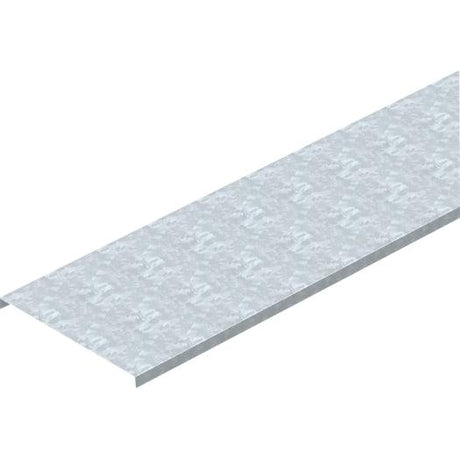 Deckel für Kabelrinne MKS 60 FS, ungelocht, 300 mm Breite, tauchfeuerverzinkter Stahl