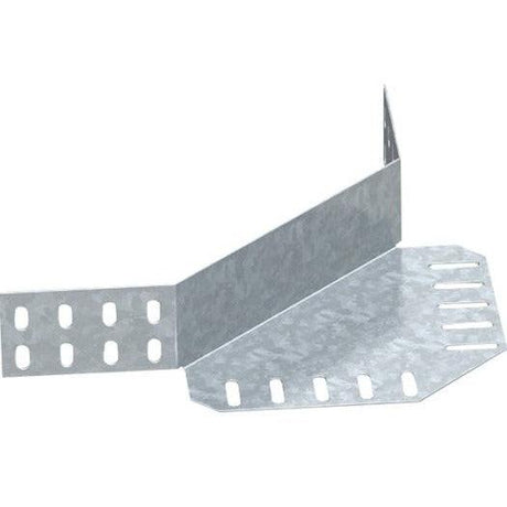 Eckverbinder für Kabelrinne 60 mm Seitenhöhe, Radius 150 mm, bandverzinkter Stahl