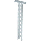 Hängestiel 50 x 30 x 300 mm mit angeschweißter Kopfplatte, tauchfeuerverzinkter Stahl